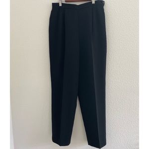 Black high waisted trousers